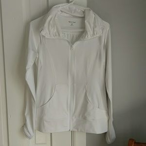 NWOT white athletic jacket